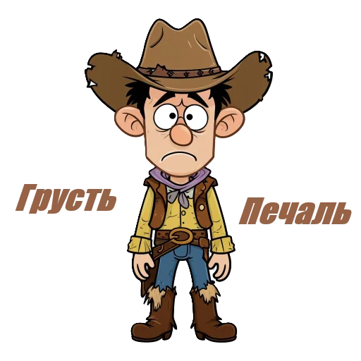 🥺 Стикер «Cowboys» для Telegram
