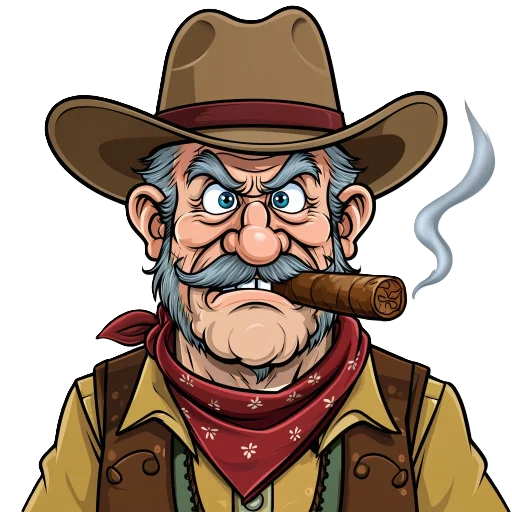 🤠 Стикер «Cowboys» для Telegram
