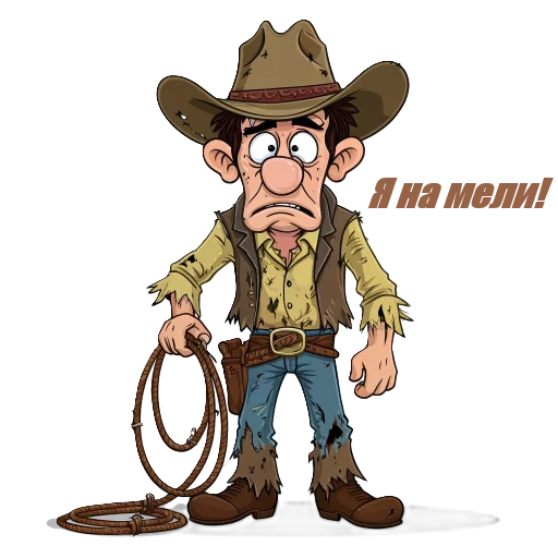 😩 Стикер «Cowboys» для Telegram