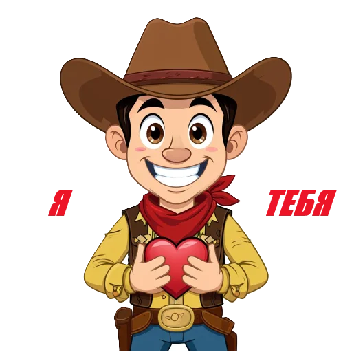 🥰 Стикер «Cowboys» для Telegram
