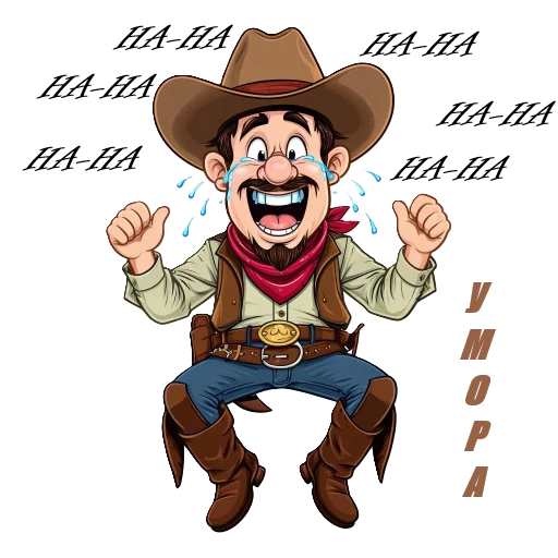 🤣 Стикер «Cowboys» для Telegram