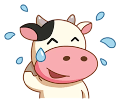 😅 Стикер «Momo Cow» для Telegram