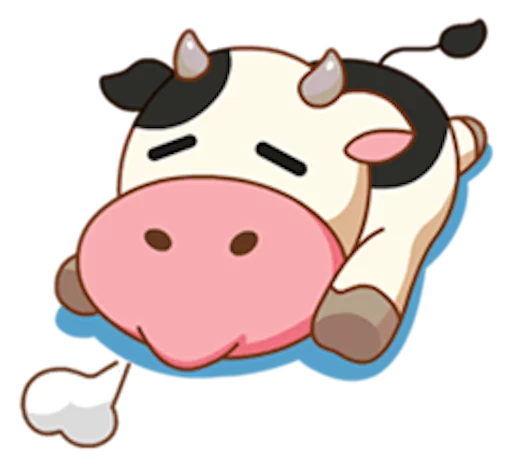 😞 Стикер «Momo Cow» для Telegram