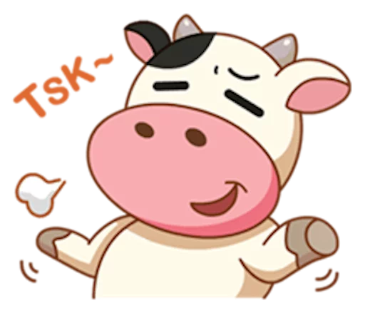 😏 Стикер «Momo Cow» для Telegram