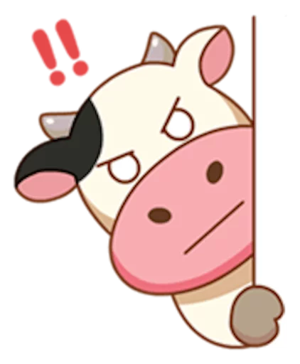 ‼ Стикер «Momo Cow» для Telegram