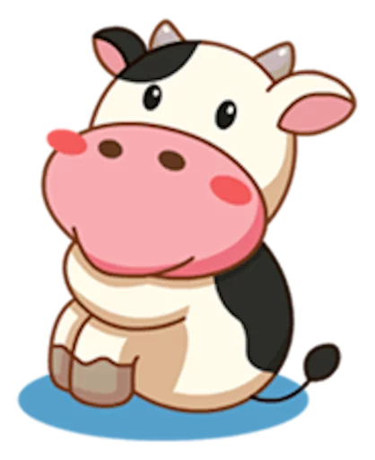 🙂 Стикер «Momo Cow» для Telegram