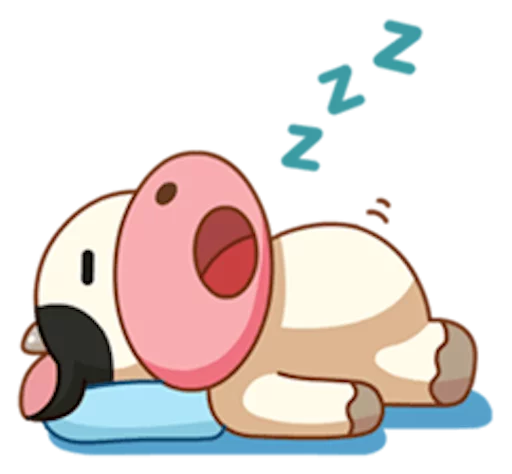 💤 Стикер «Momo Cow» для Telegram