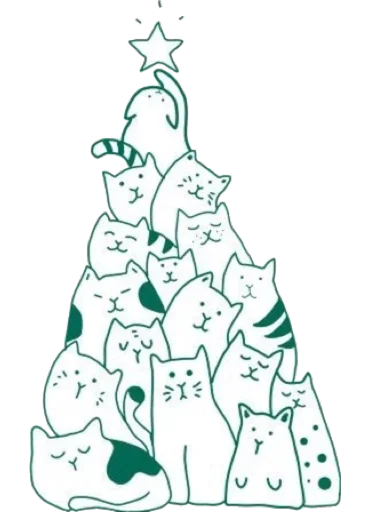 🐈 Стикер «New Year» для Telegram