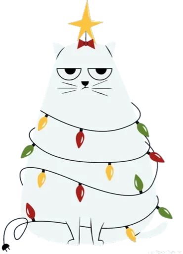 😾 Стикер «New Year» для Telegram