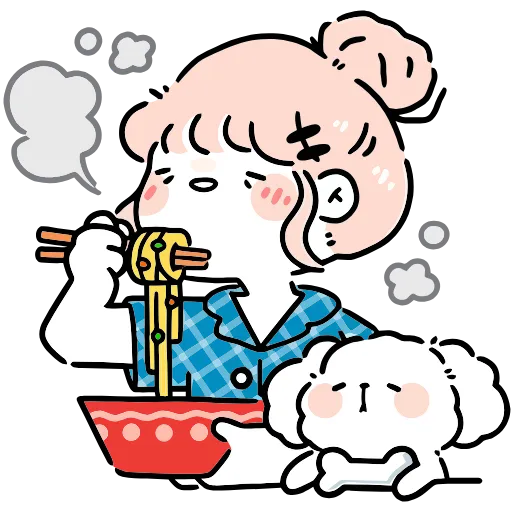 🍜 Эмодзи «Комфортики» для Telegram