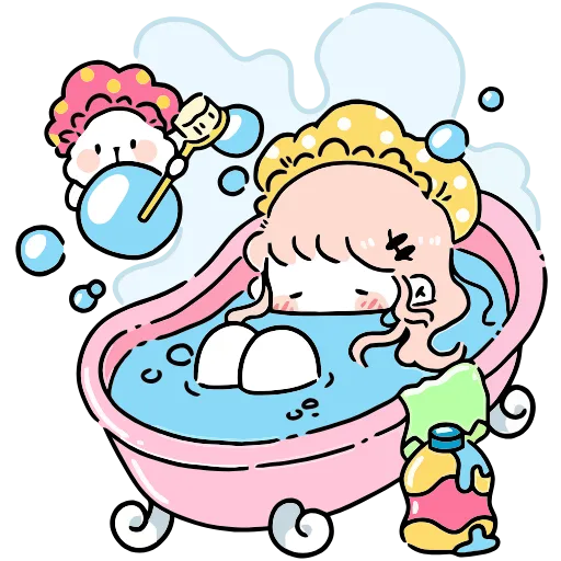 🛀 Эмодзи «Комфортики» для Telegram