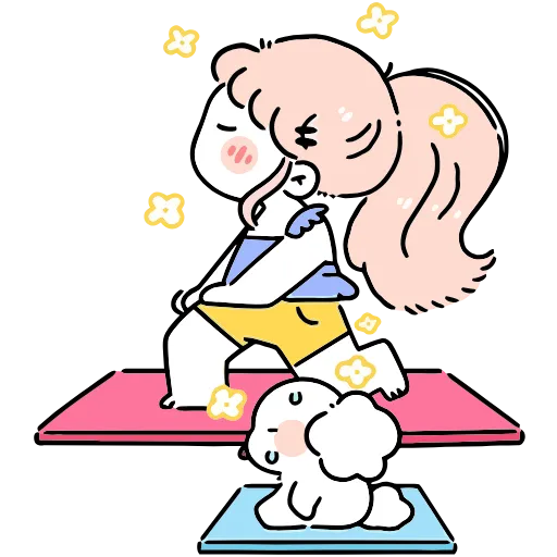 🧘‍♀️ Эмодзи «Комфортики» для Telegram