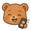 Стикерпак Cozy Bear для Telegram