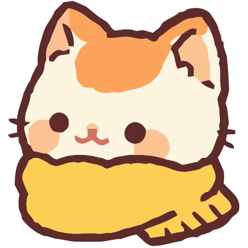 Стикер 6 Cozy Cats #cute