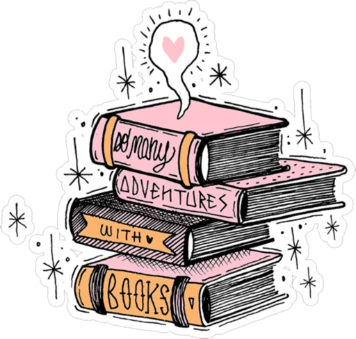 📖 Стикер «cozy Matilda» для Telegram