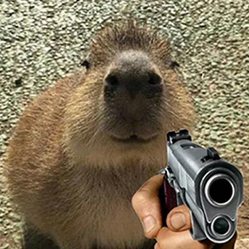 🔫 Стикер «Capybara&;s world» для Telegram
