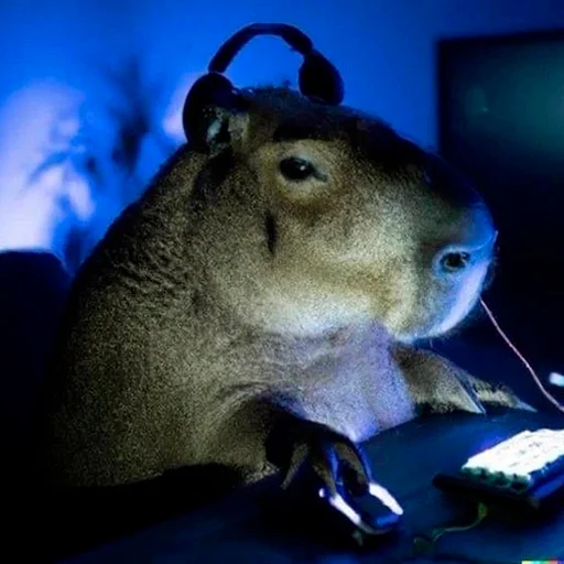 🤓 Стикер «Capybara&;s world» для Telegram