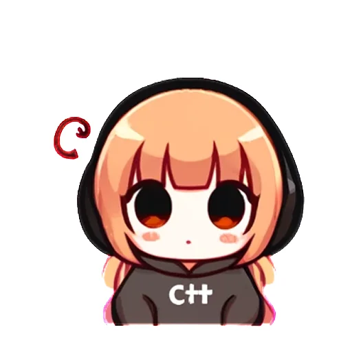 👀 Стикер «cpp chan» для Telegram