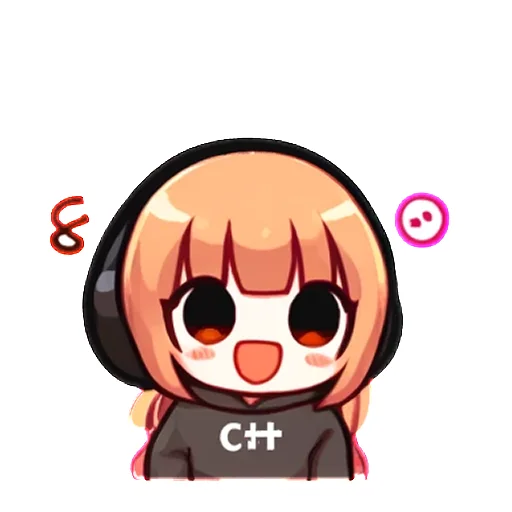 😇 Стикер «cpp chan» для Telegram
