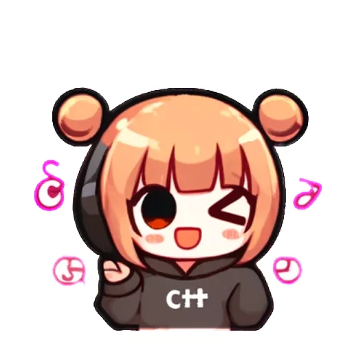 😉 Стикер «cpp chan» для Telegram