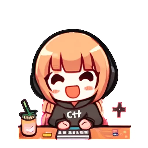 ☺️ Стикер «cpp chan» для Telegram