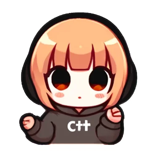 🫠 Стикер «cpp chan» для Telegram