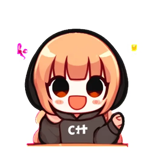 😌 Стикер «cpp chan» для Telegram