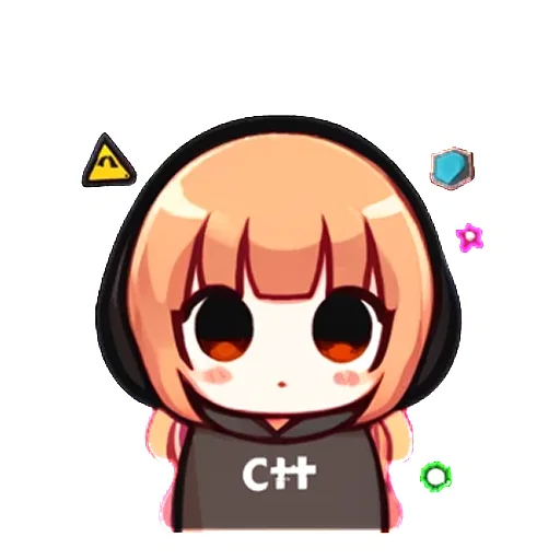 🥺 Стикер «cpp chan» для Telegram