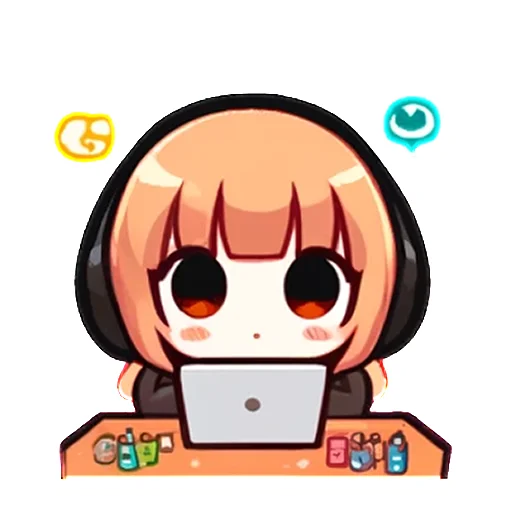 😐 Стикер «cpp chan» для Telegram