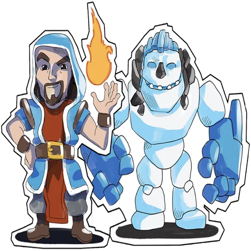🤗 Стикер «Clash Royale» для Telegram