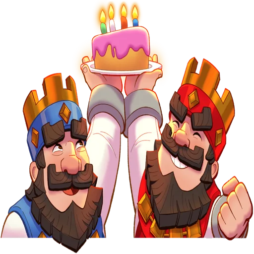 🎂 Стикер «Clash Royale» для Telegram