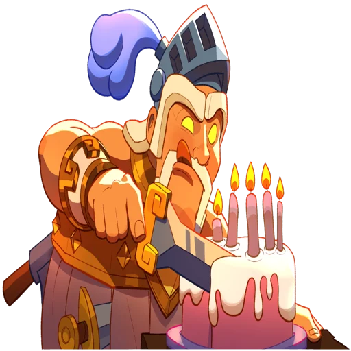 🎂 Стикер «Clash Royale» для Telegram