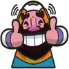 👍 Эмодзи «Clash Royale king» для Telegram