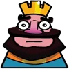 😶 Эмодзи «Clash Royale king» для Telegram