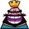 😆 Эмодзи «Clash Royale king» для Telegram