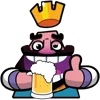 🍺 Эмодзи «Clash Royale king» для Telegram