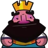 😶 Эмодзи «Clash Royale king» для Telegram