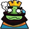 🤢 Эмодзи «Clash Royale king» для Telegram