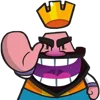 😤 Эмодзи «Clash Royale king» для Telegram