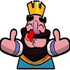 😘 Эмодзи «Clash Royale king» для Telegram