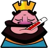 🤒 Эмодзи «Clash Royale king» для Telegram