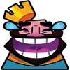 😂 Эмодзи «Clash Royale king» для Telegram