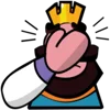 🤦‍♂️ Эмодзи «Clash Royale king» для Telegram