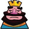 🙁 Эмодзи «Clash Royale king» для Telegram