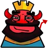 👺 Эмодзи «Clash Royale king» для Telegram
