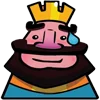 😅 Эмодзи «Clash Royale king» для Telegram