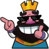 😎 Эмодзи «Clash Royale king» для Telegram