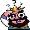 🤔 Эмодзи «Clash Royale king» для Telegram