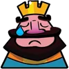😢 Эмодзи «Clash Royale king» для Telegram