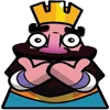 🫢 Эмодзи «Clash Royale king» для Telegram
